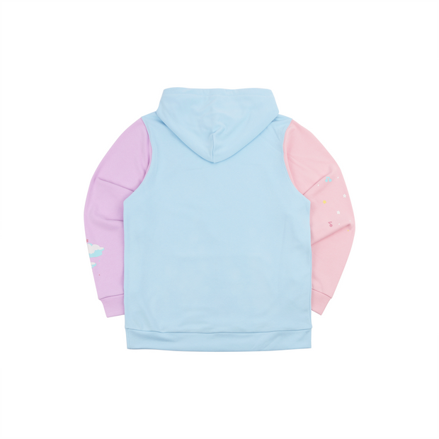 Blue Comfi Beats Colorblock Hoodie